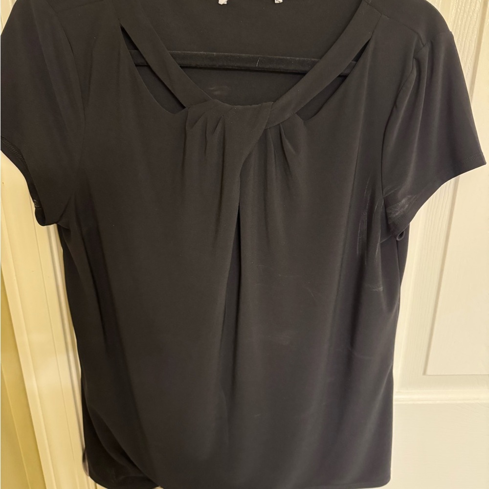 WHBM Elegant Black Women's Top